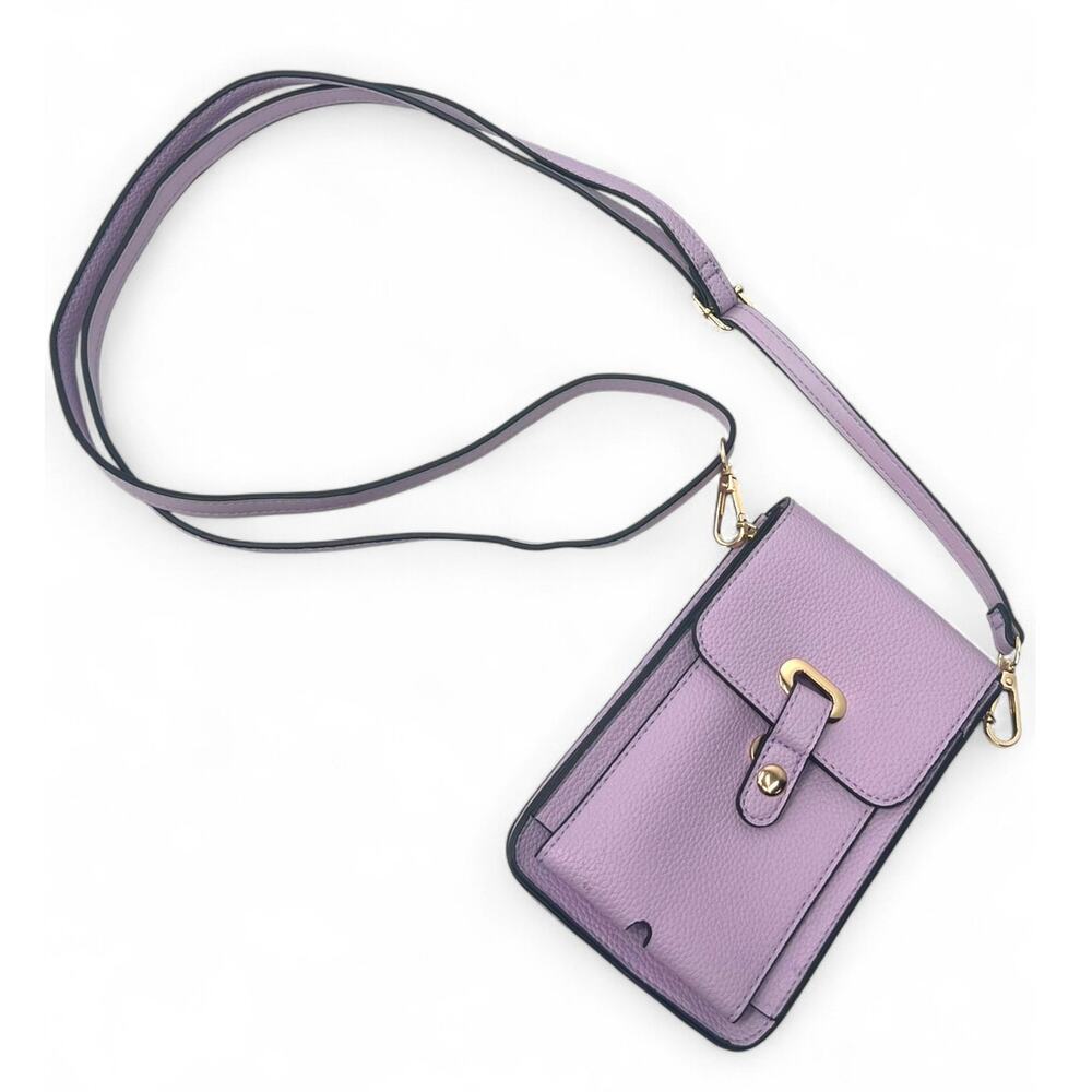 Mellow World Septima Touch Screen Crossbody Bag lilac Purple Leather Bag Purse